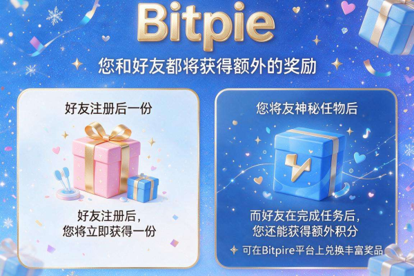 Bitpie邀请好友奖励规则