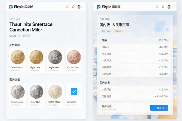 Bitpie国际版与国内版功能差异
