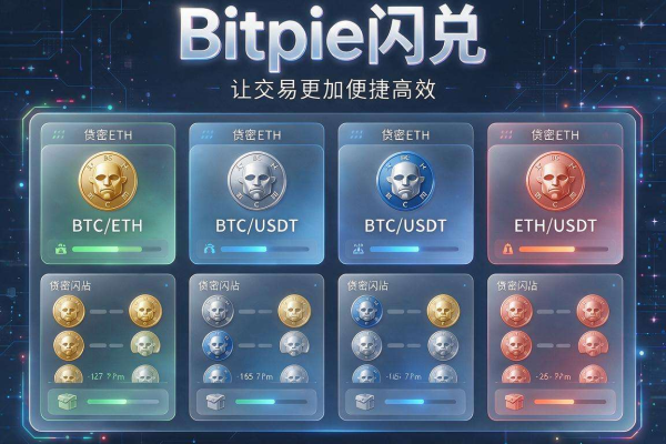 Bitpie闪兑支持哪些币种对