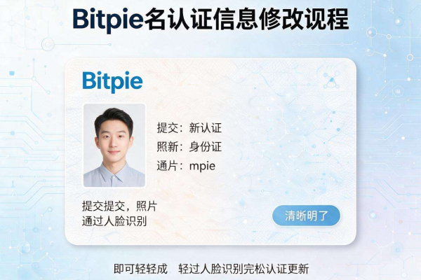 Bitpie实名认证信息修改流程