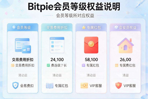 Bitpie会员等级权益说明
